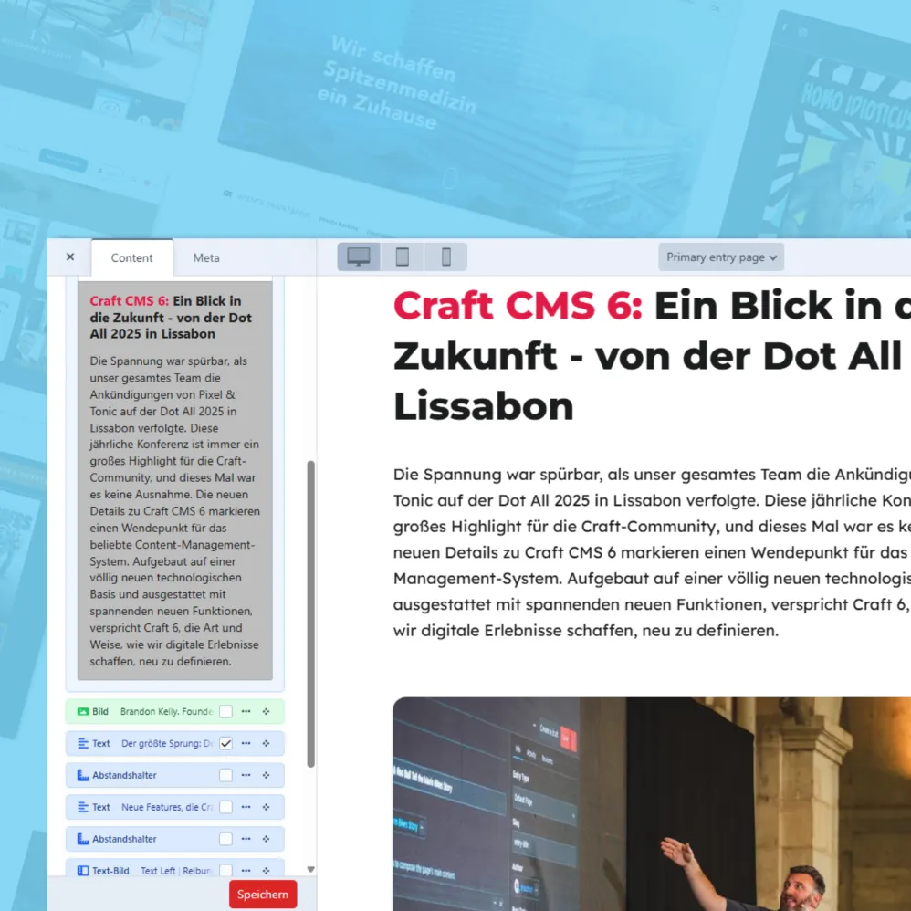 Screenshot Craft CMS