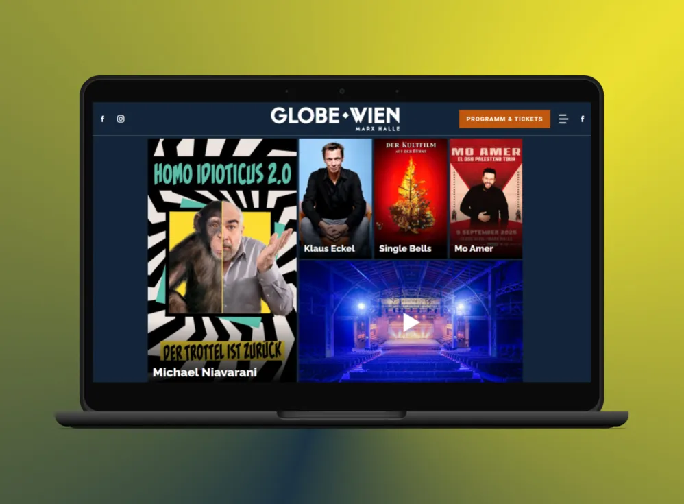 Globe Wien Laptop Screen